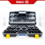 Professional 12P Electroplate hand tools 26 pieces socket set