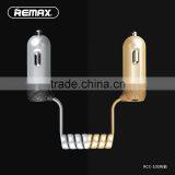 REMAX Finchy 2 in 1 Usb Cable Car Charger RCC103 Using in Car thumbnail-3