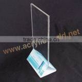 Plastic Menu Holder Stand/acrylic Sign Holder for Bar