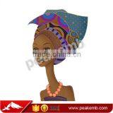 Afro Girl Digital Printing Glitter Vinyl Rhinestone Iron On Transfers thumbnail-6