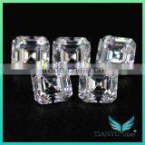 Wholesale12*12mm Big Asscher Cut AAAAA D White American Loose Cubic Zirconia Stones thumbnail-4
