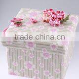 Custom Printing And Design Fashion Foldable Fabric Storage Boxes thumbnail-3