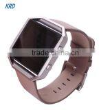 Superior Luxury Genuine Leather Watch Band Wrist Strap For Fitbit Blaze Smart Watch thumbnail-4