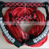 1/2'' 75 -Feet Red Color Watersports Rope with foam Handle