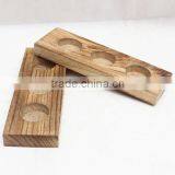 Customized Wooden Beer Tray/ Wooden Glass Tray thumbnail-5