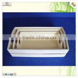 High Quality Heart Carving Fruit Vegetable Plywood Crate Tray thumbnail-5