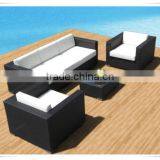 4-Piece Outdoor Rattan Wicker Sofa Sectional Patio Furniture Set thumbnail-4