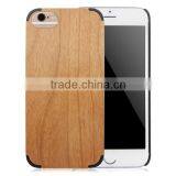 Universal PC Bottom Wooden Phone Case Natural Wooden Shell New Arrival Back Cover for IPhone 6 7 thumbnail-1