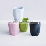 2017 Fashionable Ceramic Solid Color Garden Flower Cheap Pots and Planters thumbnail-2