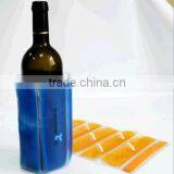 High Quality Collapsible PVC Wine Bottle Wrap Cooler thumbnail-1