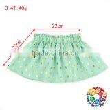 Baby Girls Aqua Skirt Heart Shape Polka Dots Cotton Dress Fashionable Skirts thumbnail-2