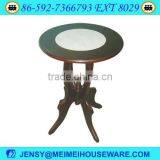 Samll Round Flower Stand With Marble Top thumbnail-1