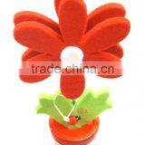 Felt Flower Desk Name Card Holder