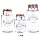 Round Glass Storage Jar thumbnail-4