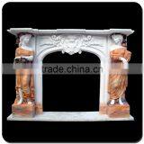 Home Decor Marble Stone Factory Wholesale Fireplace Mantel thumbnail-1