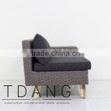 Torguta Left Hand Wicker Bench - Outdoor Conservation Furniture thumbnail-3