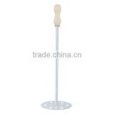 PROFESSIONAL HAND PAINT MIXER WOODEN HANDLE WITH CHROME PLATING PAINT MIXER FOR GERMANY MARKET thumbnail-3