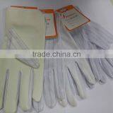 DDSAFETY 2017 White Cotton Interlock Buddy Glove With Elastic Cuff thumbnail-5