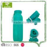 2017 Wholesale Silicone Folding Foldable Water Bottle thumbnail-2