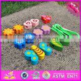 2016 New Design Educational Wooden Toddler Threading Toys W11E063 thumbnail-4