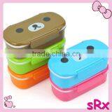 Manufacture Wholesale Hot Sale Food Grade Eco-friendly Collapsible Tiffin Cute Lunch Box thumbnail-3