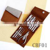 CBF01 OEM Factory Price Newly 12pcs Stainless Steel Nail Manicure Sets thumbnail-3
