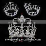 2015 New Design Round Rhinestone Cheap Full Pageant Crown H172-169 thumbnail-2