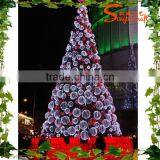 Large Artificial Christmas Tree , Cone Shape LED Giant Lighting Christmas Tree thumbnail-2