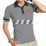 Original Hot Stripe Design for Mature Man Polo Shirts ,men's Engineering Stripe With Super Soft Handfeel Polo t Shirt thumbnail-1