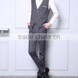 Autumn and Winter Men's Striped British Leisure Slim Fashion Business 3 Piece Suit thumbnail-4