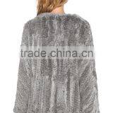 Winter High Quality Custom Rabbit Fur Coats Girls OEM Service thumbnail-4