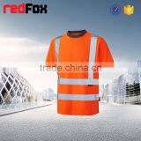 Net Round Breathable En471 Safety Yellow T-shirts Sleeves Truck Safety Yellow T-shirts Printing Safety T-shirt thumbnail-5
