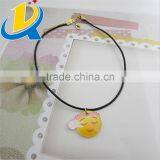 2016 Fashion Long Chain Emoji Necklace thumbnail-4