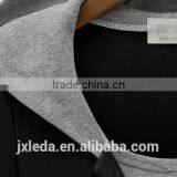 2016 New Arrival Hooded Fleece Plain Black Sweatshirt Hoodies Large Size Women Jerseys for Women thumbnail-3