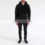 China Factory Black Hoodies 100% Cotton Pullover Hoodie for Man thumbnail-3
