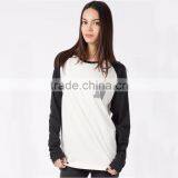 China Factory Price t Shirt Design Customized Blank Raglan T-shirt thumbnail-1