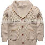 China Wholesale Woolen Boy Sweater Cardigan Designs for Children thumbnail-3