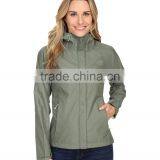Women Lightweight Packable Waterproof Rain Jacket thumbnail-1