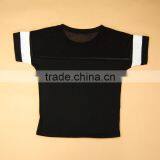 Custom T- Shirts for Women Black Mesh Printing T-Shirt Ladies thumbnail-3