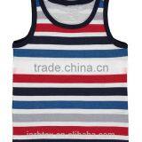Colorful Stripe 100%cotton Tank Tops With no Design thumbnail-2