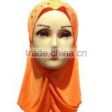 The New Muslim Hooded Muslim Arabian Women's Diamond Scarf Factory Direct Cross-border Special thumbnail-2
