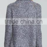 Ladies Custom Loose Knitted Irregular Hem Turtleneck Sweater With Wholesale Price thumbnail-4