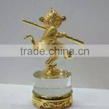 Beautiful Gold Plated MONKEY TROPHY FOR BUSINESS GIFT thumbnail-6