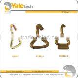 Cargo Lashing Double J Hook Alloy or Carbon Steel 2`` for Ratchet Tie Down
