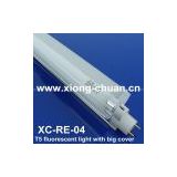 T8 to T5 fluorescent tube light fitting
