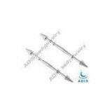 Cone Custom Cool Surgical Steel Industrial Barbell Jewelry / Ear Ring Piercing For Party thumbnail-1