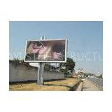 Double Sided Highway Billboards Display With Solar Billboard Lighting