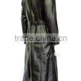 Men Leather Long Coat thumbnail-5