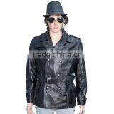DOUBLE PRESS OFFICER LEATHER COAT SHEEP LEATHER thumbnail-2