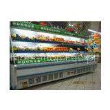 Vegetable / Milk Upright Multideck Open Chiller 2 Degree With Low Front